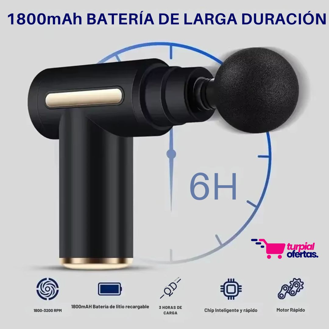 PISTOLA DE MASAJES MINIGUN OFERTA FLASH 🎁