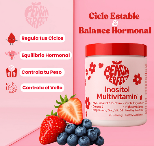 Peach Perfect Inositol Polvo❤️ Regula tu Cuerpo con Energía y Vitalidad