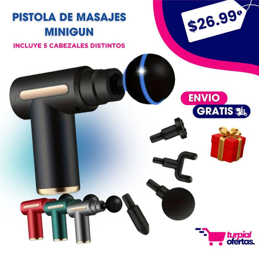 PISTOLA DE MASAJES MINIGUN OFERTA FLASH 🎁
