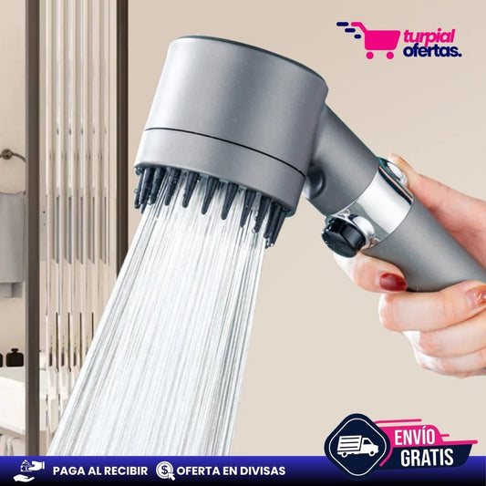 Ducha Turbo a Presión con Masajeador + Manguera OFERTA EN DIVISAS