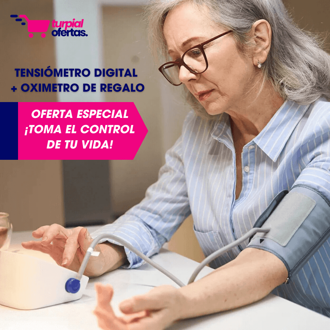 TENSIOMETRO DIGITAL HearthCare®️ + OXIMETRO DE REGALO ¡OFERTA LIMITADA! 😱