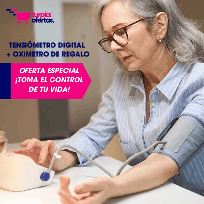 TENSIOMETRO DIGITAL HearthCare®️ + OXIMETRO DE REGALO ¡OFERTA LIMITADA! 😱