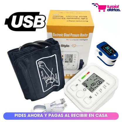 TENSIOMETRO DIGITAL HearthCare®️ + OXIMETRO DE REGALO ¡OFERTA LIMITADA! 😱