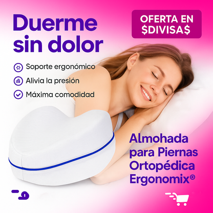 Almohada de Piernas Ortopédica Ergonomix