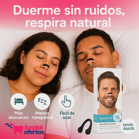 Clips Magnéticos Anti-Ronquidos AIRMAX®️ Dilatador Nasal ((OFERTA))