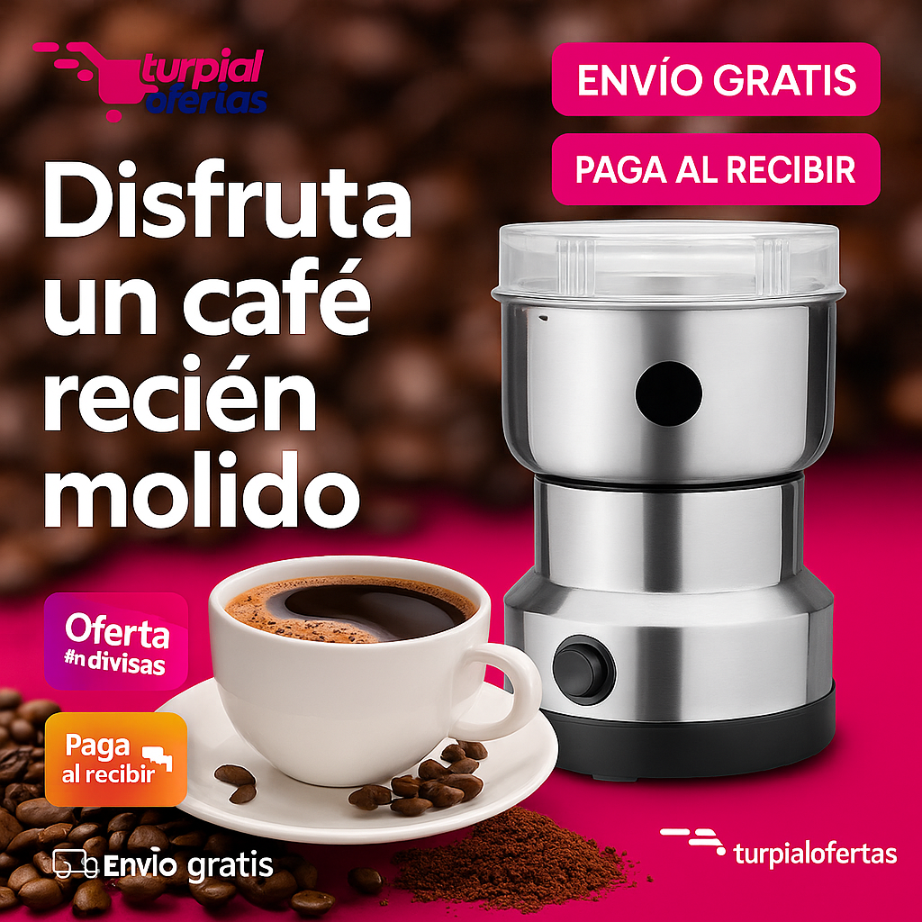 Molino Eléctrico Multifuncional CAFÉ Y ESPECIAS ((OFERTA))