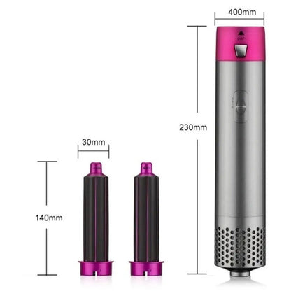 DrySon™ 5 en 1 Secador Eléctrico Cepillo Seca, Alisa y Riza ((OFERTA $))